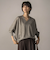 LEVITAシアーVネックドルマンニットプルオーバー≪手洗い可能≫