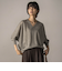 LEVITAシアーVネックドルマンニットプルオーバー≪手洗い可能≫