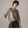 LEVITAシアーVネックドルマンニットプルオーバー≪手洗い可能≫