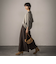 LEVITAシアーVネックドルマンニットプルオーバー≪手洗い可能≫