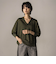 LEVITAシアーVネックドルマンニットプルオーバー≪手洗い可能≫