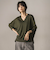 LEVITAシアーVネックドルマンニットプルオーバー≪手洗い可能≫
