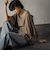 タックワイドスリーブVネックドルマンブラウス≪手洗い可能≫