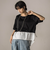 【WEB限定】シャツレイヤード風プルオーバー≪手洗い可能≫