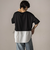 【WEB限定】シャツレイヤード風プルオーバー≪手洗い可能≫