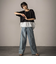 【WEB限定】シャツレイヤード風プルオーバー≪手洗い可能≫
