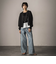 【WEB限定】シャツレイヤード風プルオーバー≪手洗い可能≫
