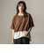 【WEB限定】シャツレイヤード風プルオーバー≪手洗い可能≫