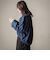 【WEB限定】ドロストクロップドデニムシャツ≪洗濯機で洗える≫