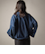 【WEB限定】ドロストクロップドデニムシャツ≪洗濯機で洗える≫