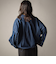 【WEB限定】ドロストクロップドデニムシャツ≪洗濯機で洗える≫