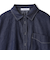 【WEB限定】ドロストクロップドデニムシャツ≪洗濯機で洗える≫