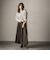 【WEB限定】ボーダーロングTシャツ≪洗濯機で洗える≫