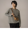 【WEB限定】ボーダーロングTシャツ≪洗濯機で洗える≫