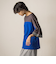 配色7分袖ニットプルオーバー≪手洗い可能≫