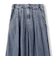 バイオシルクデニムフレアパンツ≪洗濯機で洗える/セットアップ対応≫