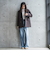 メランジリブタートルネックプルオーバー≪手洗い可能≫