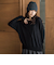 シルクカシミヤVネックコクーンニットプルオーバー≪手洗い可能≫