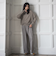 シルクカシミヤVネックコクーンニットプルオーバー≪手洗い可能≫