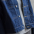 【WEB限定】デニムクロップドジャケット≪洗濯機で洗える≫