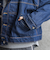 【WEB限定】デニムクロップドジャケット≪洗濯機で洗える≫