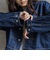 【WEB限定】デニムクロップドジャケット≪洗濯機で洗える≫
