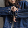 【WEB限定】デニムクロップドジャケット≪洗濯機で洗える≫