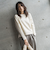 【WEB限定】裏毛×ニット前後ドッキングプルオーバー≪手洗い可能≫