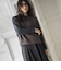 【WEB限定】裏毛×ニット前後ドッキングプルオーバー≪手洗い可能≫