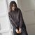 【WEB限定】裏毛×ニット前後ドッキングプルオーバー≪手洗い可能≫