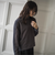 【WEB限定】裏毛×ニット前後ドッキングプルオーバー≪手洗い可能≫