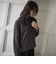 【WEB限定】裏毛×ニット前後ドッキングプルオーバー≪手洗い可能≫