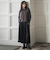 【WEB限定】裏毛×ニット前後ドッキングプルオーバー≪手洗い可能≫