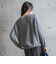 【WEB限定】裏毛×ニット前後ドッキングプルオーバー≪手洗い可能≫