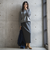 【WEB限定】裏毛×ニット前後ドッキングプルオーバー≪手洗い可能≫