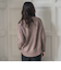 【WEB限定】裏毛×ニット前後ドッキングプルオーバー≪手洗い可能≫
