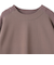 【WEB限定】裏毛×ニット前後ドッキングプルオーバー≪手洗い可能≫