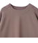【WEB限定】裏毛×ニット前後ドッキングプルオーバー≪手洗い可能≫