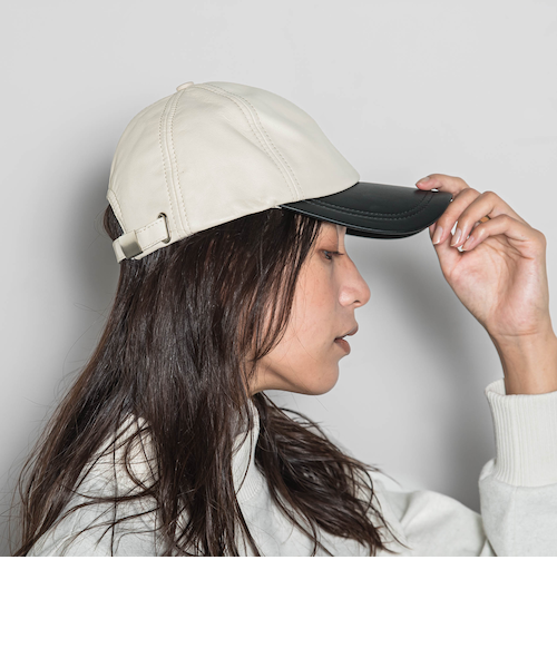 HOPE レザーベースボールキャップ｜メイソングレイの通販｜&mall
