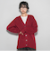 【新色追加】フラッフィーVネックニットカーディガン≪手洗い可能≫