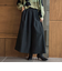スウェードライクキュロットパンツ≪手洗い可能≫