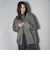 【WEB限定】フードジップダンボールパーカー≪手洗い可能≫