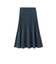 スウェードライク消しプリーツスカート≪手洗い可能≫