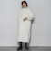 【WEB限定】スウェード×リブモックネックワンピース≪手洗い可能≫
