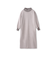 【WEB限定】スウェード×リブモックネックワンピース≪手洗い可能≫