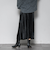 【WEB限定】ストレッチベロアプリーツスカート≪手洗い可能≫