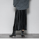 【WEB限定】ストレッチベロアプリーツスカート≪手洗い可能≫