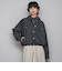 中綿デニムジャケット≪洗濯機で洗える≫