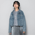 中綿デニムジャケット≪洗濯機で洗える≫