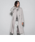ライトジャージメルトンスタンドカラーロングコート